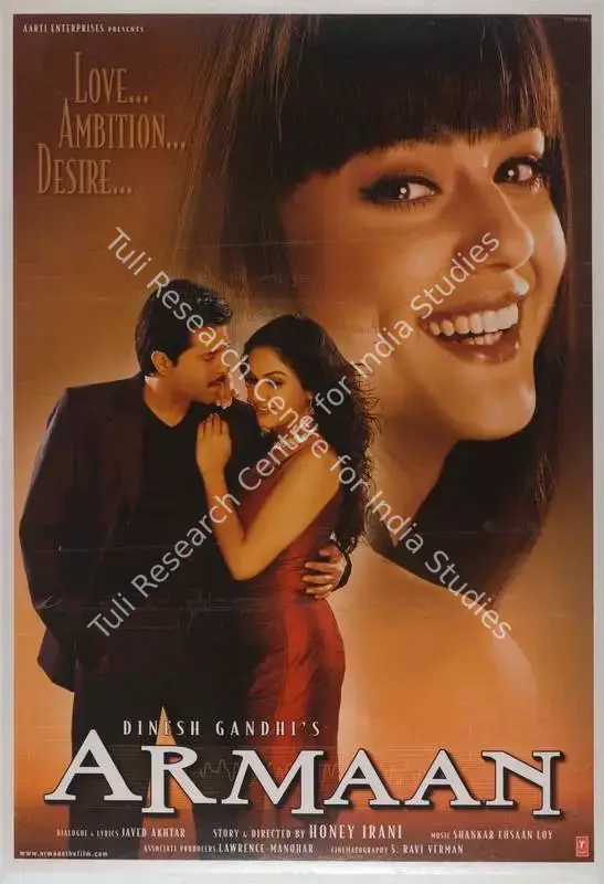 Gandhi, Dinesh (Producer), Armaan, 2003 | Full Sheet Poster | CinemaEducation | 00769346