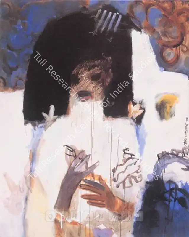 Mazumdar, Chittrovanu (Artist). Untitled. Oil on canvas, 1994 | Painting | FineArts | 00600359