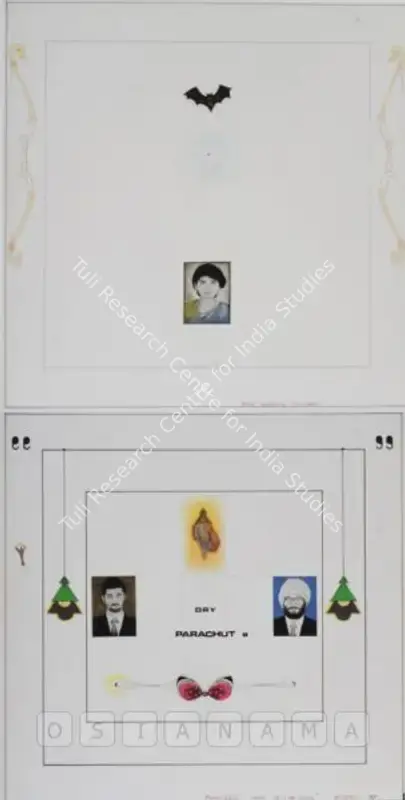Joshi, Anant (Artist). Pink Dots' And 'Yellow Bulbs'. Mixed media on paper, 1997 | Painting | FineArts | 00575046