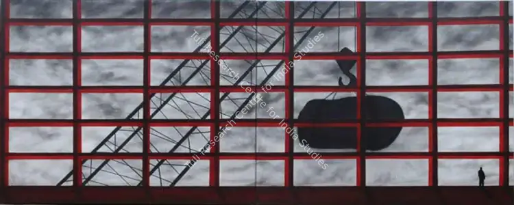 Galhotra, Vibha (Artist). Horizons Vs Verticals. Acrylic on canvas, 2007 | Painting | FineArts | 00644951