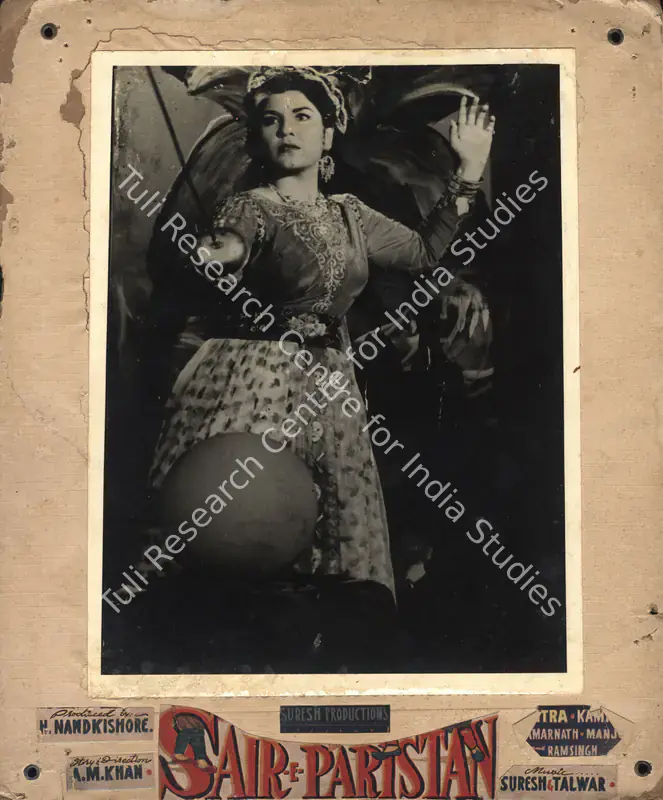 Nandkishore, H. (Producer), Sair E Paristan, 1958 | Photographic Still Mounted on Lobby Card | CinemaEducation | 00765554