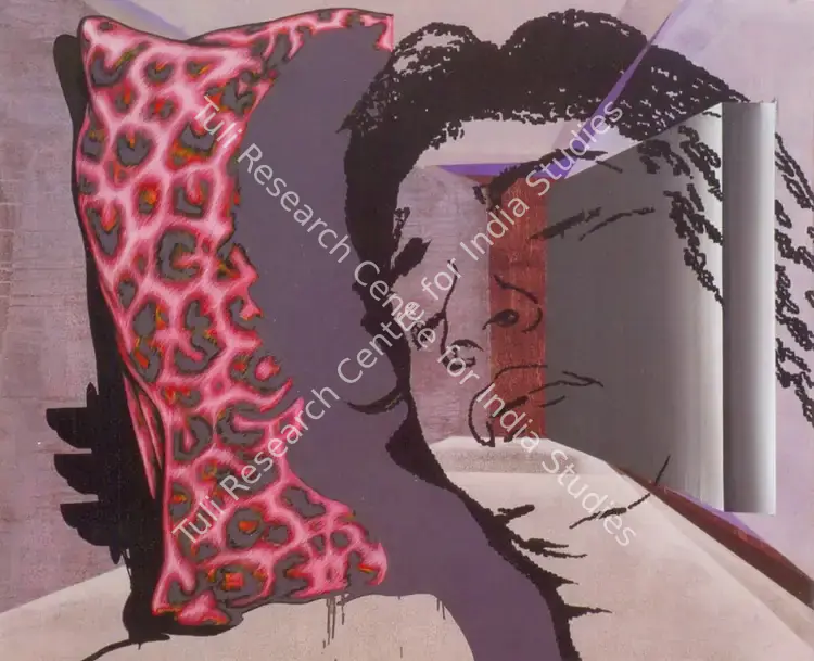 Sonpimpare, Sanjeev (Artist). Party Animal (Workaholic Ii). Oil on Canvas, 2005 | Painting | FineArts | 00576244