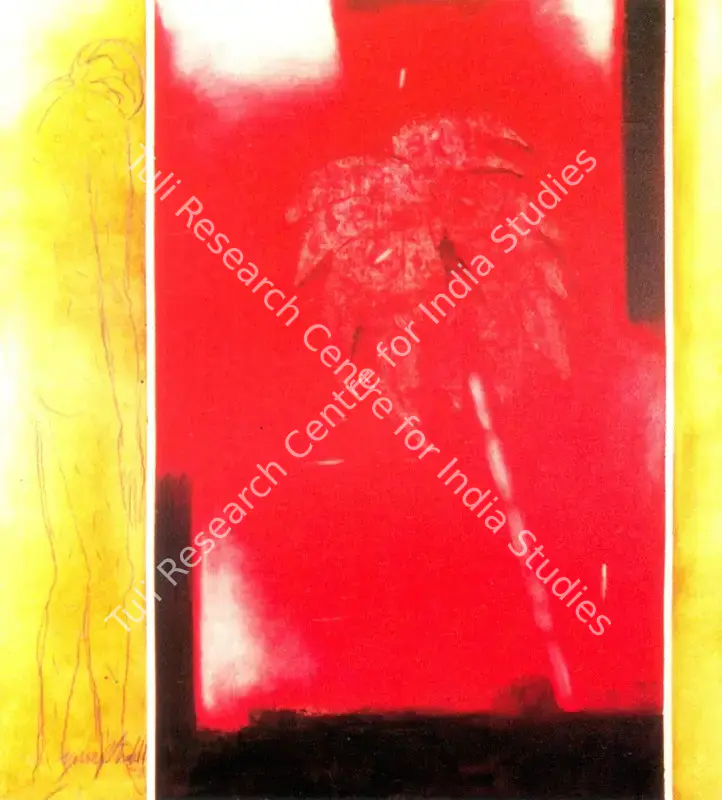 Arakkal, Yusuf (Artist). Untitled. Oil on canvas, 1991 | Painting | FineArts | 00374017