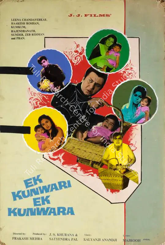 Pal, Satyendra (Producer), Ek Kunwari Ek Kunwara, 1973 | Showcard | CinemaEducation | 00762848