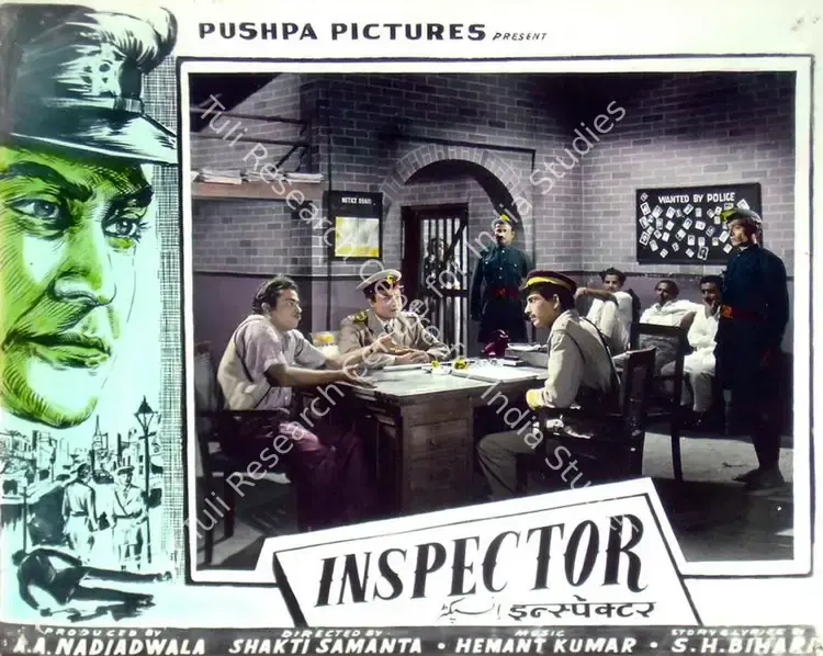 Nadiadwala, A.A. (Producer), Inspector, 1956 | Lobby Card | CinemaEducation | 00817788
