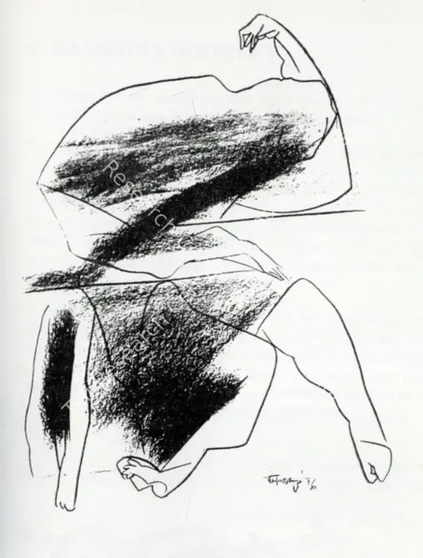 Das, Jatin (Artist). Beyond All Bodies. 1976 | Artrends, July-October 1980 - January-April 1981 | Drawing | FineArts | 00551655