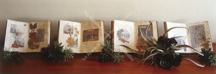 Mehta, Samanta Batra (Artist). The Anthothropology of Time. Antiwurian Books, Ink, Graphite, Gesso, 23k Gold Leaf, Plastic Plants, 2012 | Marg, September - December 2015 | Installation | FineArts | 00675254