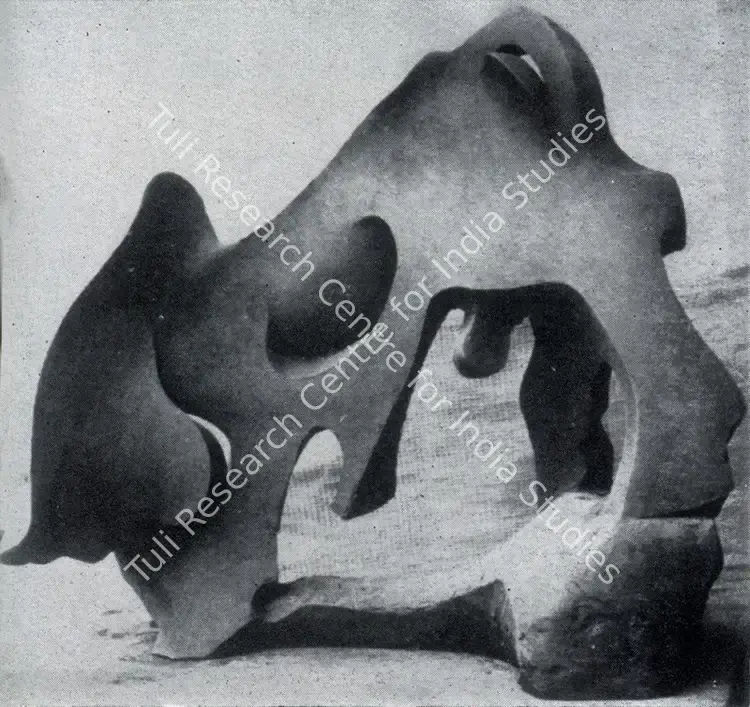 Kaneria, Raghav (Artist). Charging Bull. Bronze, 1959 | Marg, December 1962 | Sculpture | FineArts | 00674895