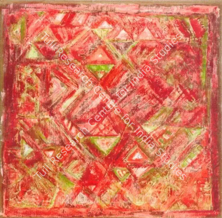 Viswanadhan, V. (Artist). Untitled. Casein on cloth, 1970-1974 | Painting | FineArts | 00600626
