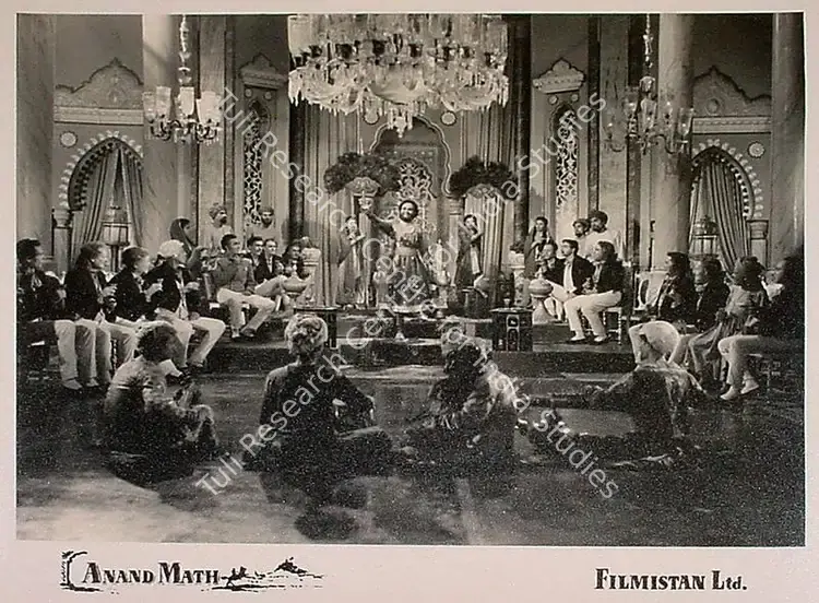 Dronacharya (Cinematographer), Anand Math, 1952 | Lobby Card | CinemaEducation | 00809244