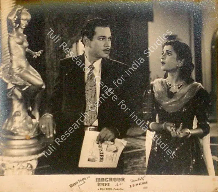 Mathur, R.D. (Cinematographer), Magroor, 1950 | Lobby Card | CinemaEducation | 00819731