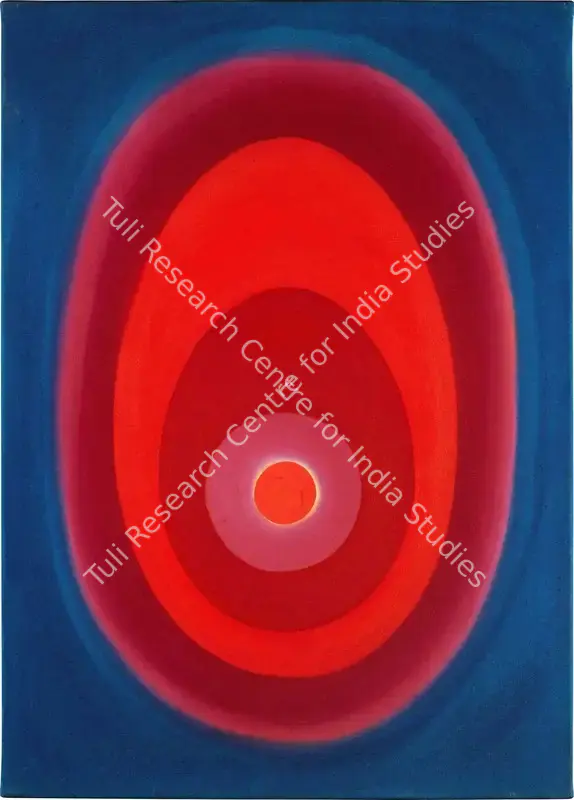 Mohanti, Prafulla (Artist). Untitled. Pigment on cloth, 1982 | Painting | FineArts | 00604816