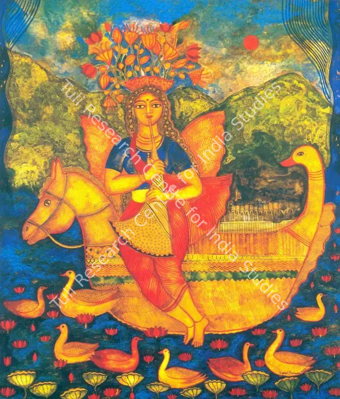 Burman, Jayshri (Artist). Untitled. Mixed media on mountboard, 2001 | Painting | FineArts | 00372702
