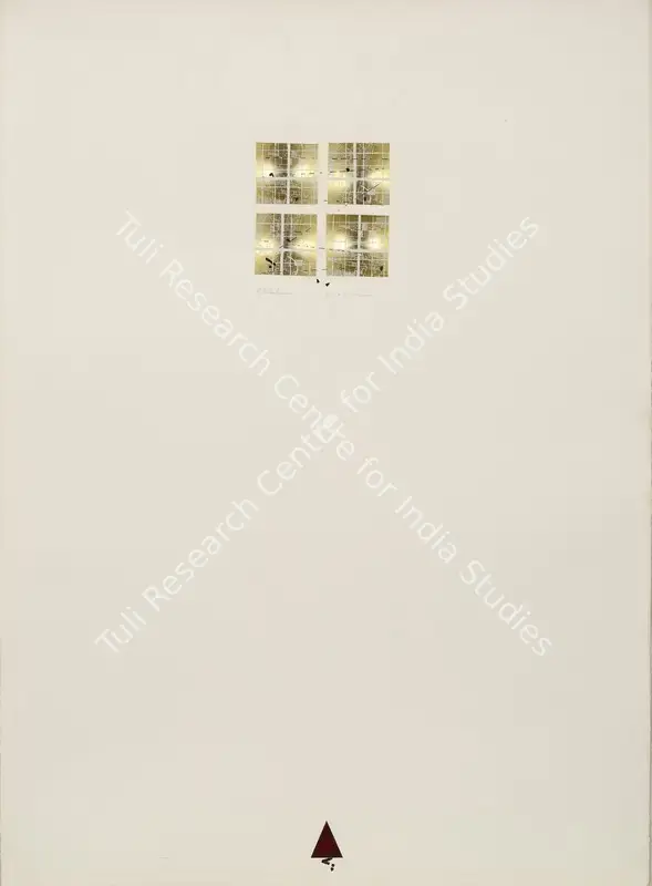 Balasubramaniam, A. (Artist). G.C.A.C. Serigraphy and collage on paper pasted on board, 1997 | Graphic Art | FineArts | 00642050