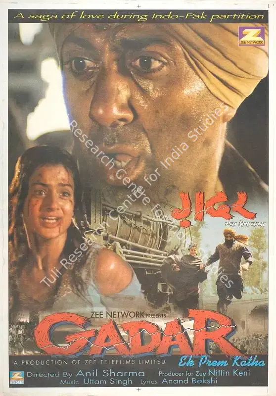 Keni, Nitin (Producer), Gadar, 2001 | Full Sheet Poster | CinemaEducation | 00769057