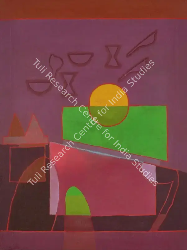 Nath, Nareen (Artist). Untitled. Oil on canvas, 1985 | Painting | FineArts | 00603538