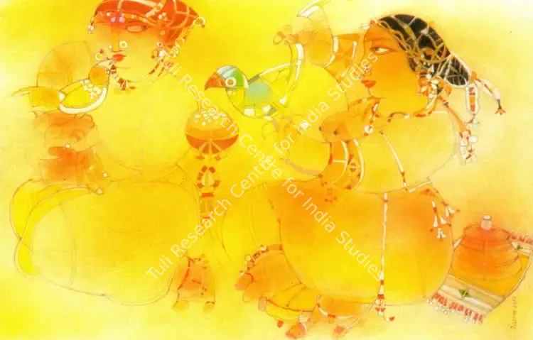 Bandopadhyay, Ramananda (Artist). Untitled. Mixed media on paper, 2001 | Painting | FineArts | 00373970