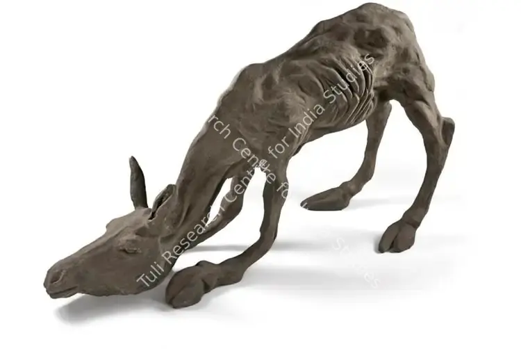 Gupta, Sakshi (Artist). Untitled (Donkey). Fibre, sand & resin, 2010 | Sculpture | FineArts | 00334938
