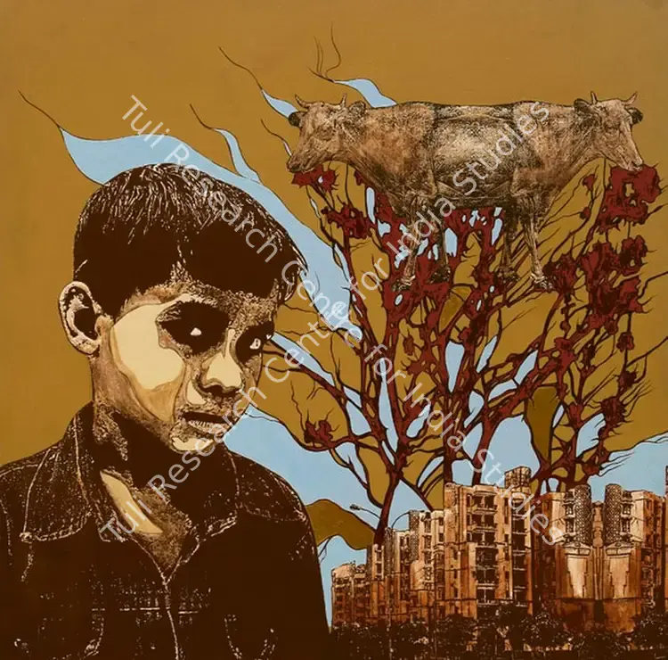 Chawla, Sonia Mehra (Artist). Untitled. Acrylic on canvas, 2008 | Painting | FineArts | 00332533