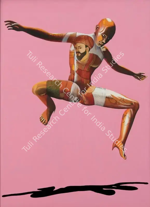 Upadhyay, Chintan (Artist). New Breed/ Hybrid. Acrylic and oil on canvas, 2003 | Painting | FineArts | 00338246