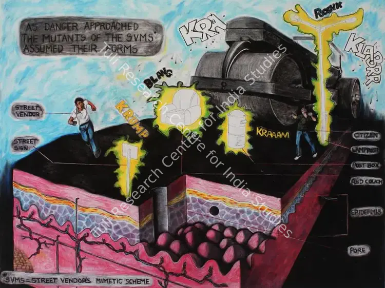 Joag, Tushar (Artist). Untitled. Pastel on paper, 2007 | Drawing | FineArts | 00576326
