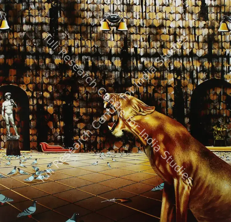 Samantray, Gopal (Artist). Untitled III. Acrylic on canvas, 2012 | Painting | FineArts | 0024187