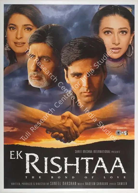 Darshan, Suneel (Producer), Ek Rishtaa, 2001 | Full Sheet Poster | CinemaEducation | 00769048
