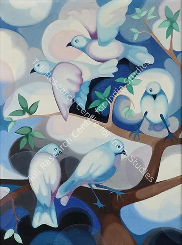 Senanayake, Senaka (Artist). Untitled. Oil on canvas, 1980 | Painting | FineArts | 00643280