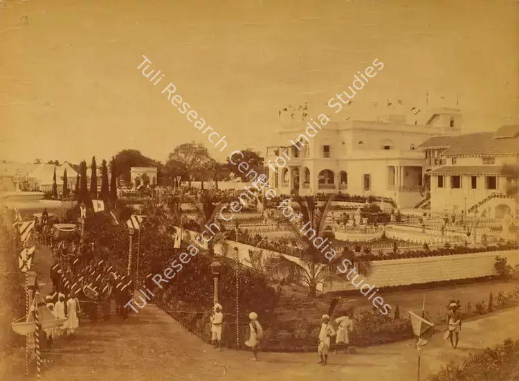 Dayal, Lala Deen (Photographer), Bashir-bagh Palace, November 1889 | Antiquarian Photograph | Photography | 00115326