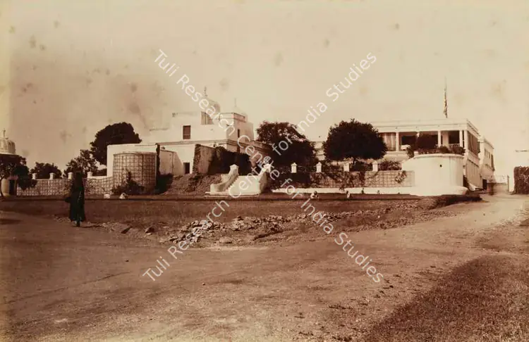 Dayal, Lala Deen (Photographer), Residency rear view Odeypur, c.1890 | Antiquarian Photograph | Photography | 00115154