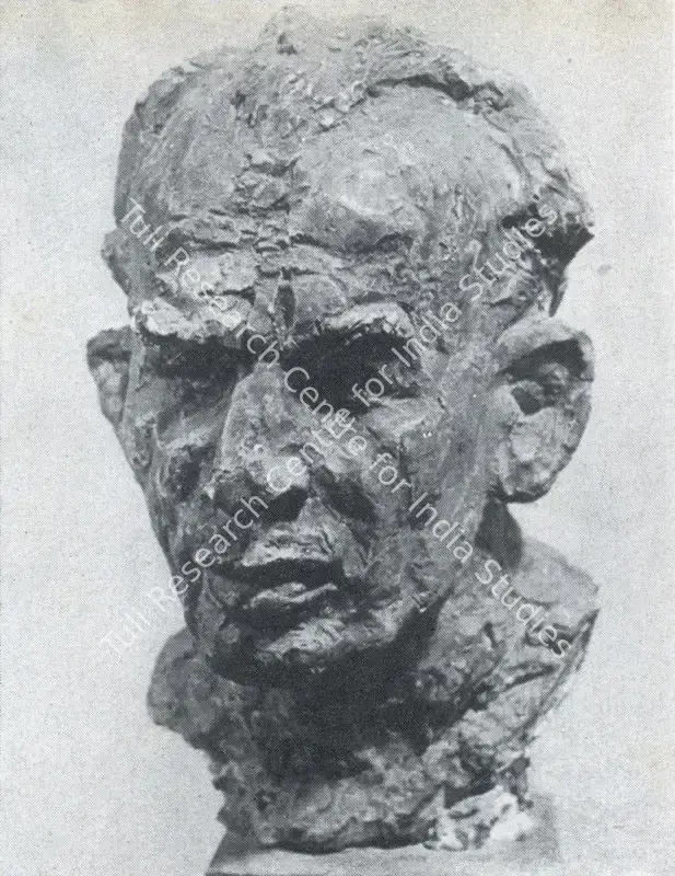 Chaudhuri, Sankho (Artist). Portrait Head of Benode Mukherjee. 1956 | Marg, December 1962 | Sculpture | FineArts | 00674803