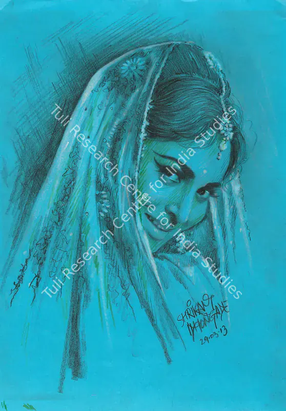 Dhongade, Shrikant (Artist). Untitled. Graphite and pastel on paper, 13 March 2013 | Drawing | CinemaEducation | 00760028