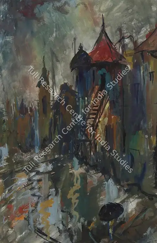 Gade, H.A. (Artist). Untitled. Gouache on paper pasted on mountboard, 1948 | Painting | FineArts | 00331368