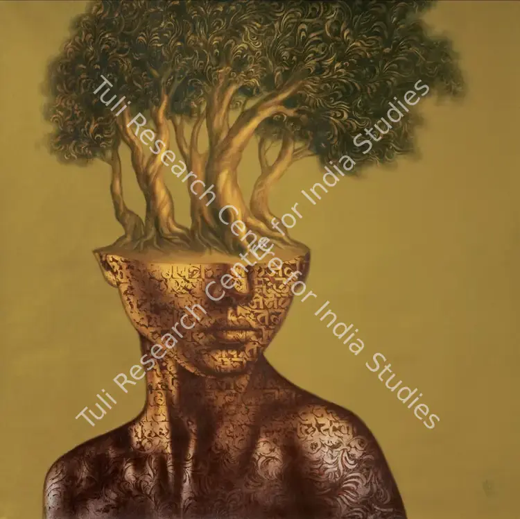 Vede, Nilesh (Artist). Disappeared Thoughts. Acrylic on canvas, 2017 | Painting | FineArts | 00603869