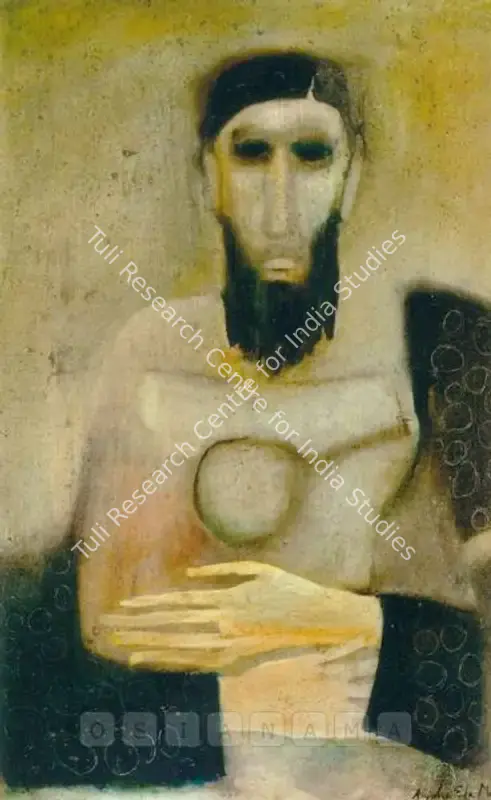 Menon, Anjolie Ela (Artist). Untitled. Oil on board, 1973 | Painting | FineArts | 00600679