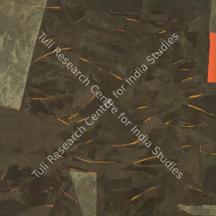 Rawal, Yogesh (Artist). Untitled. Tissue paper and resin on treated wood, 1999 | Painting | FineArts | 00352862