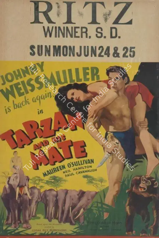 Hyman, Bernard H. (Producer), Tarzan and His Mate, 1934 | Poster | CinemaEducation | 00790439