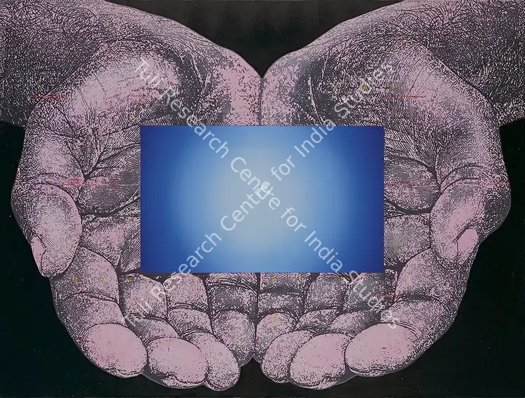 Sahu, Prasanta (Artist). A Handful of Sky. Acrylic on canvas, 2008 | Painting | FineArts | 00419049