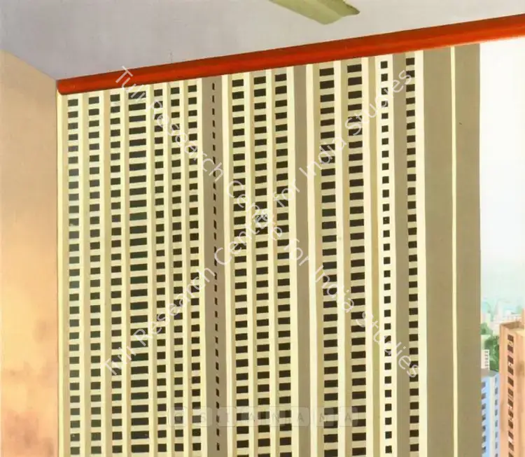 Palav, Prajakta (Artist). A Curtain. Watercolour and acrylic on paper, 2006 | Painting | FineArts | 00563087
