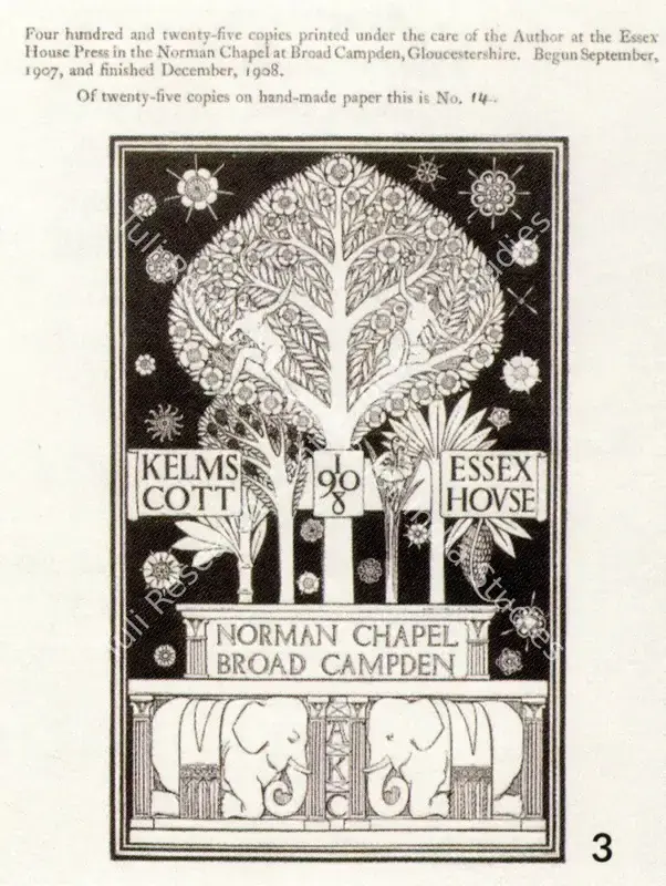 Ashbee, Charles Robert (Artist). Press Mark for Essex House Press. 1908 | Marg, December 2022 - March 2023 | Graphic Art | FineArts | 00675320
