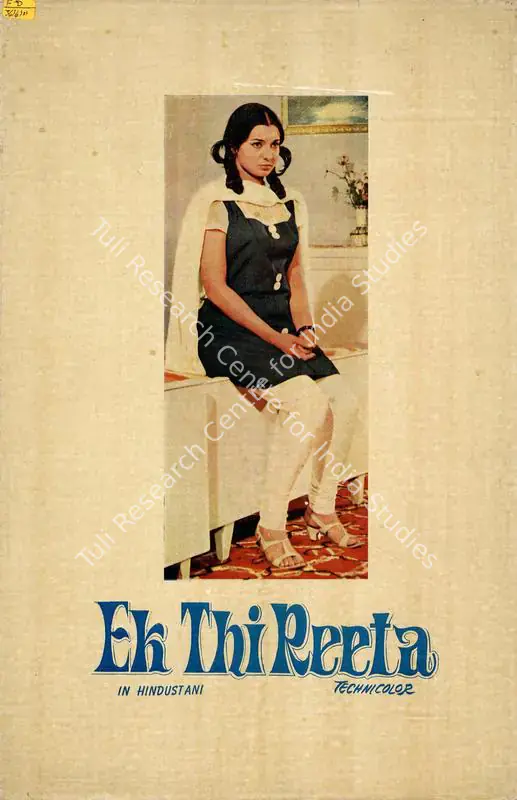 Shorey, Roop K. (Producer), Ek Thi Reeta, 1971 | Song-Synopsis Booklet | CinemaEducation | 00781719