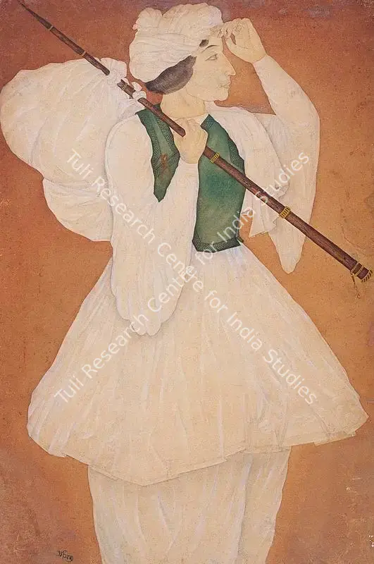 Haldar, A.K. (Artist). Kabuliwala. Tempera on paper, early 1940s | Painting | FineArts | 00371655