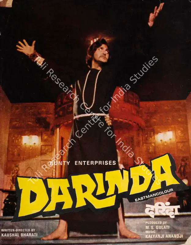 Gulati, M.S. (Producer), Darinda, 1977 | Song-Synopsis Booklet | CinemaEducation | 00863893