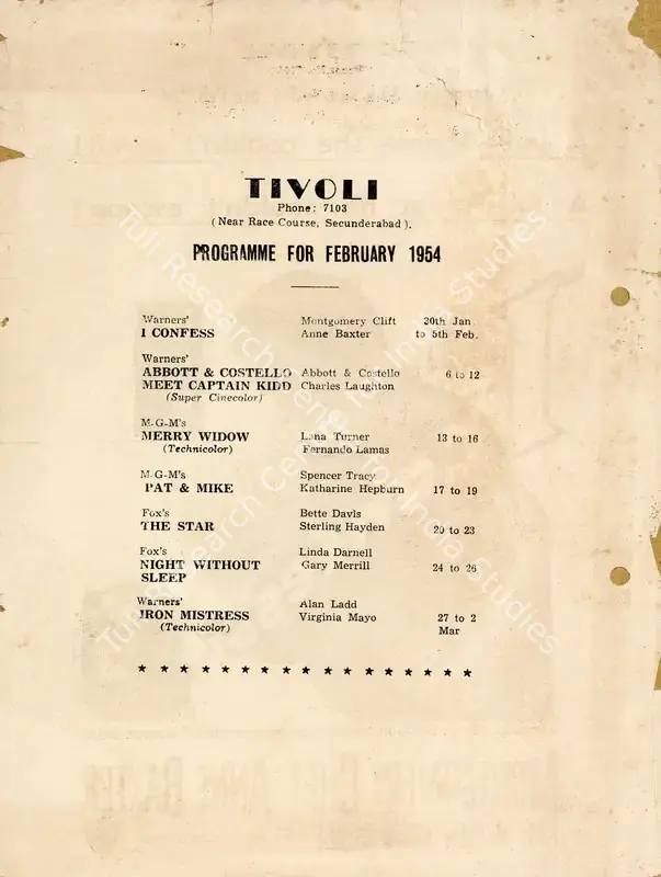 Hitchcock, Alfred (Producer), I Confess, 1953 | Handbill | CinemaEducation | 00760793