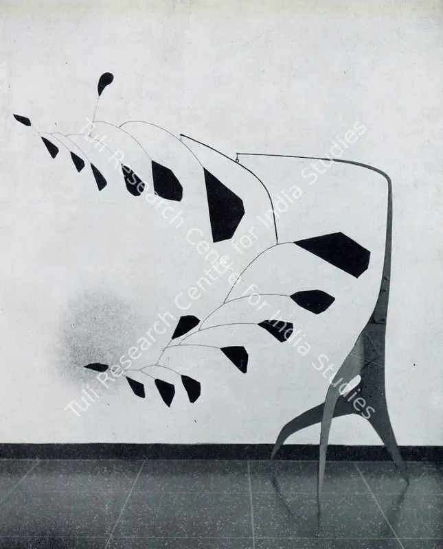 Calder, Alexander (Artist). Black Petals. Metal, 1940 | Marg, December 1956 | Sculpture | FineArts | 00674075