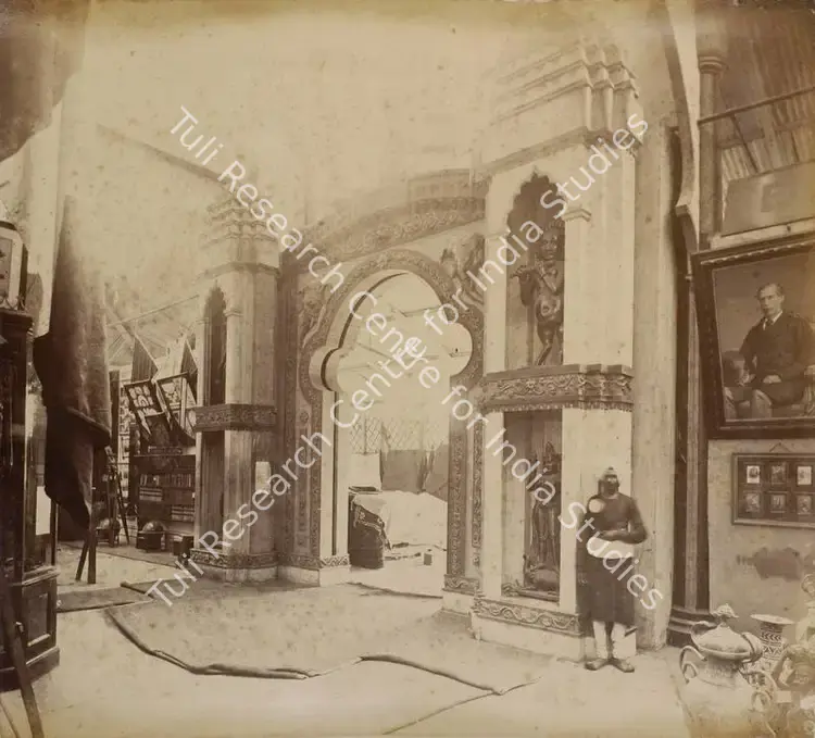 Narayan, Shew Shankar (Photographer), North Entrance - Calcutta Court, 1883-1884 | Antiquarian Photograph | Photography | 00115312