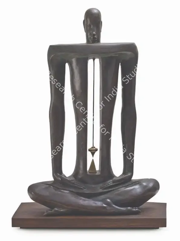 Das, Asish Kumar (Artist). Untitled. Bronze and wood, 2022 | Sculpture | FineArts | 00603222
