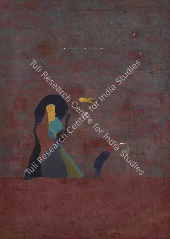 Zharotia, Jai (Artist). Untitled. Oil on canvas, 1981 | Painting | FineArts | 00603686