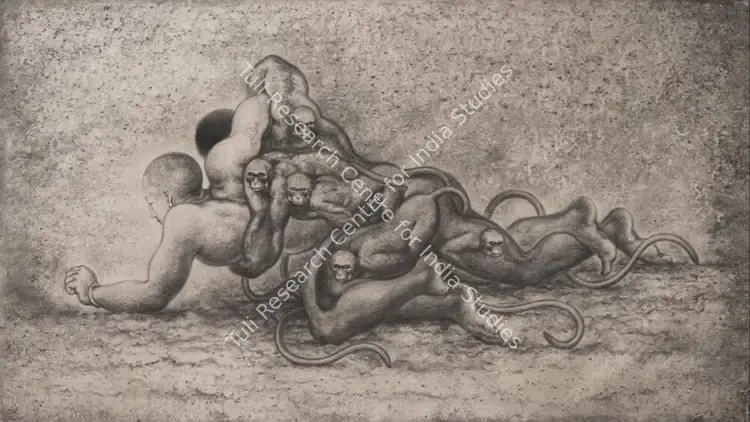 V. N., Aji (Artist). Untitled. Charcoal on coloured paper, 2006 | Drawing | FineArts | 00603840