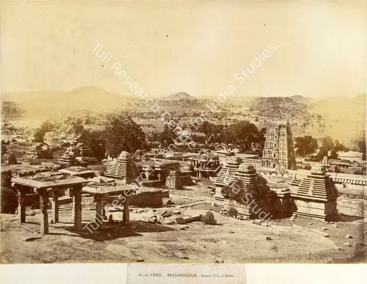 Pigou, William Henry (Photographer), Beejanuggur. General View of Ruins, c.1857 | Antiquarian Photograph | Photography | 00115053
